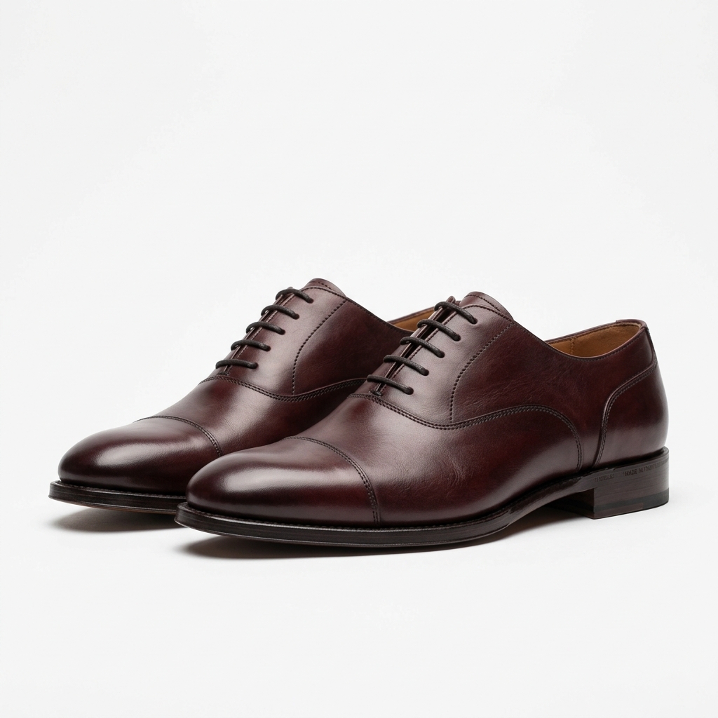 Avant Gallerie Footwear — Premium burgundy leather shoes